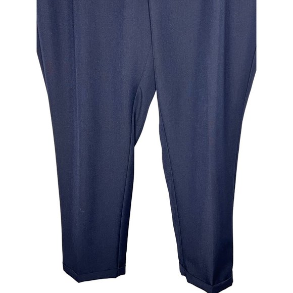 Roz & Ali women’s pants size 18 blue: in elastic waist tie stretch to pockets st - Picture 5 of 9